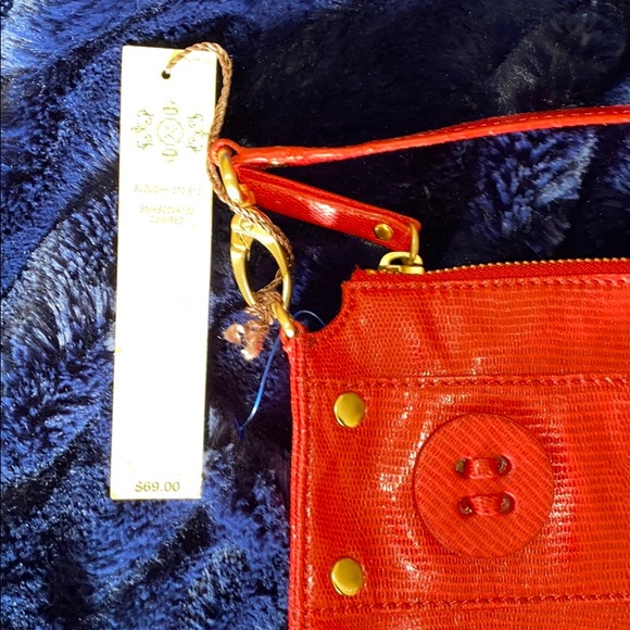 KATE LANDRY. CLUTCH/SMALL PURSE. RED. CLASSY. CUTE - Picture 4 of 9